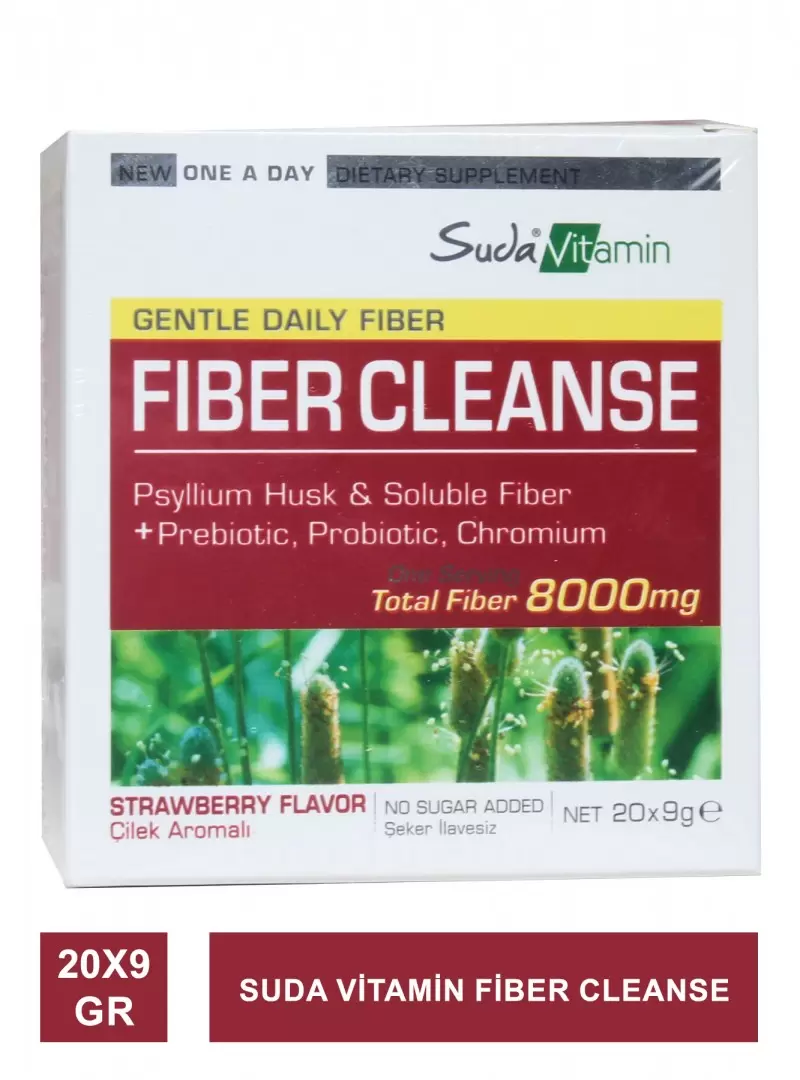 Suda Vitamin Fiber Cleanse Şase 20x9gr