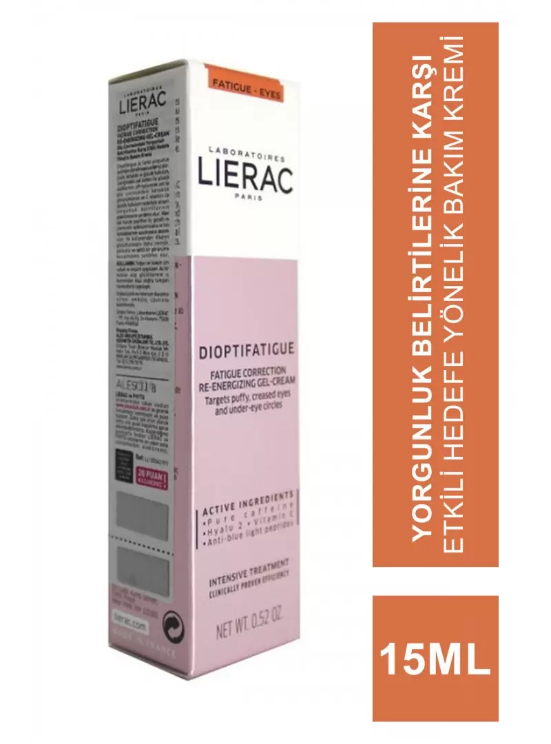 Lierac Dioptifatigue Re Energizing Gel Cream 15 ml