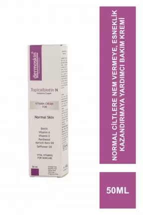 Outlet - Dermoskin Topicalbiotin N Cream 50 ml Yoğun Nemlendirici Bakım Kremi