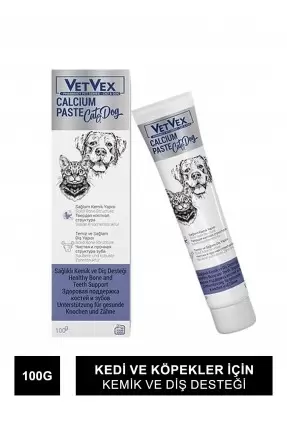 VetVex Calcium Kedi ve Köpek Kemik & Diş Desteği 100 gr
