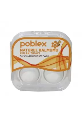 Poblex Natural Balmumu Kulak Tıkacı 2'li