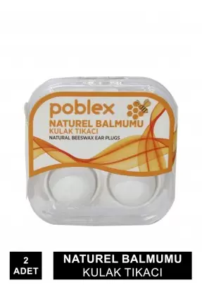 Poblex Natural Balmumu Kulak Tıkacı 2'li