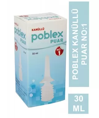 Poblex Kanüllü Puar No:1 30 ml