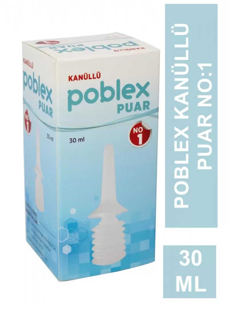 Poblex Kanüllü Puar No:1 30 ml