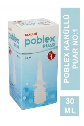 Poblex Kanüllü Puar No:1 30 ml