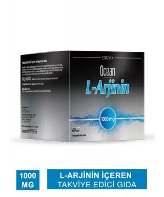 Ocean L-Arjinin 1000mcg 60 Saşe