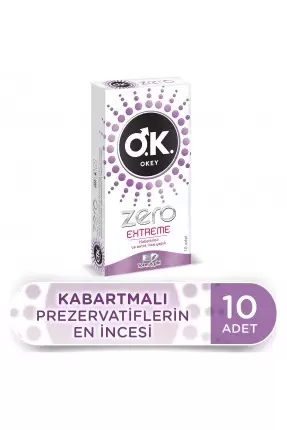 Okey Zero Extreme Prezervatif 10 Adet