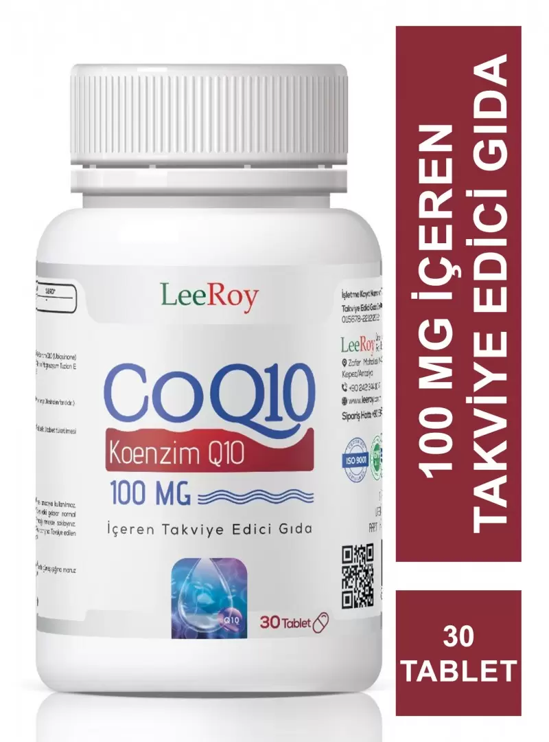 LeeRoy CoQ10 100mg 30 Tablet