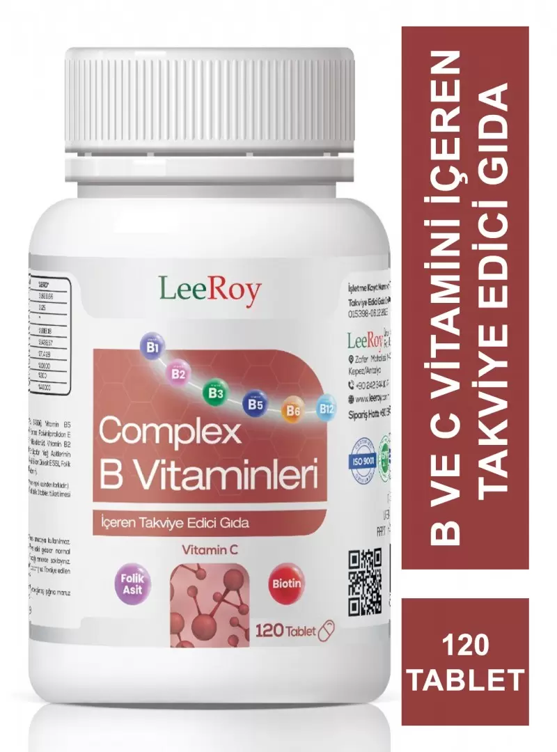 LeeRoy Compleks B Vitamini 120 Tablet