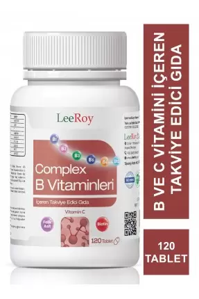 LeeRoy Compleks B Vitamini 120 Tablet