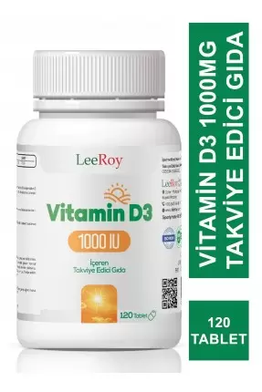 LeeRoy Vitamin D3 1000mg 120 Tablet