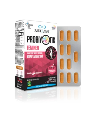 Zade Vital Probiyotik Feminen 30 Kapsül