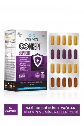 Zade Vital Concept Support 60 Kapsül