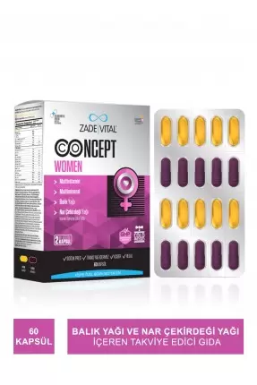 Zade Vital Concept Women 60 Kapsül