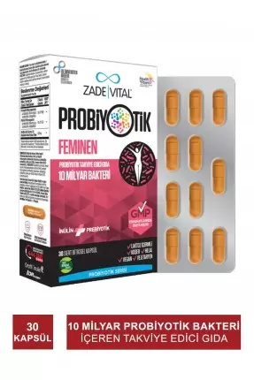 Zade Vital Probiyotik Feminen 30 Kapsül