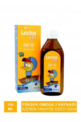 Lectus Kids Balık Yağı Portakal Aromalı 150 ml