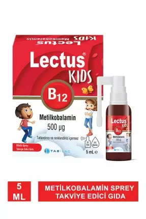 Lectus Kids B12 500 Mcg 5 ml Dilaltı Sprey