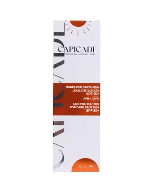 Capicade Güneş Koruyucu Krem Spf 50+ ( Lekeli Cilt ) 100 ml