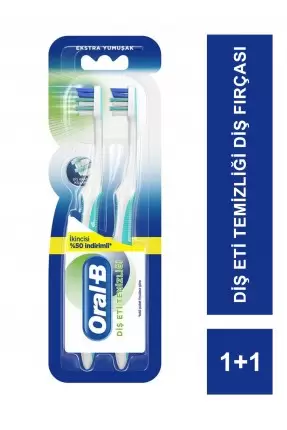 Oral-B Diş Eti Temizliği Diş Fırçası 1+1