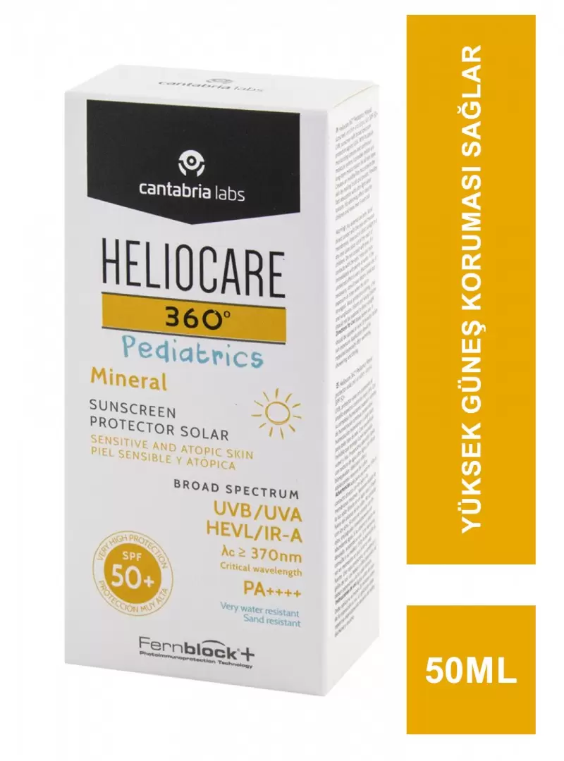 Outlet - Heliocare 360 Pediatrics Mineral Spf50+ 50 ml Güneş Kremi