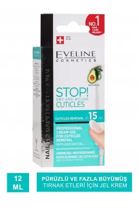 Eveline Stop Dry and Rough Cuticles ( Kütikül Giderici Jel Krem ) 12 ml