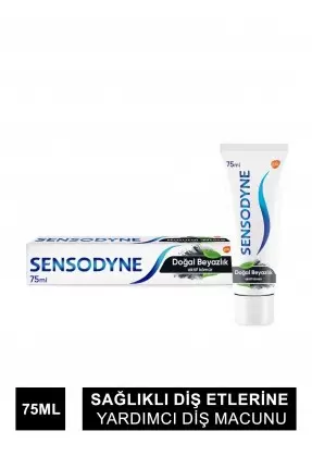 Sensodyne Doğal Beyazlık Aktif Kömür Diş Macunu 75 ml