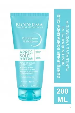 Bioderma Photoderm After Sun Nemlendirici ve Yatıştırıcı Güneş Sonrası Bakım Kremi 200 ml