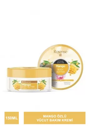 Rosense Mango Body Butter ( Nemlendirici Vücut Bakım Kremi ) 150 ml