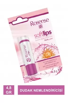 Rosense Soft Lips Dudak Nemlendiricisi 4,8 gr.