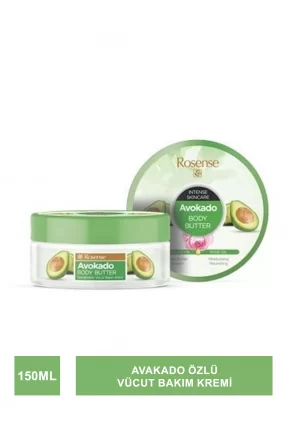 Rosense Avokado Body Butter ( Nemlendirici Vücut Bakım Kremi ) 150 ml