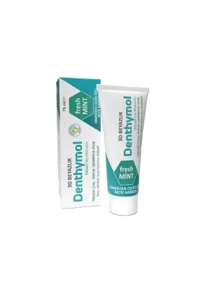 Denthymol 3D Beyazlık Diş Macunu ( Hindistan Cevizi - Karbon ) 75 ml