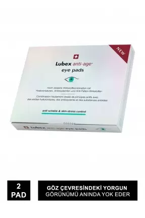 Lubex Anti Age Eye Pads 8 Poşet x 2 Pad