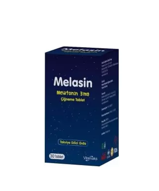 Vitamaks Melasin Melatonin 3 mg Çiğneme 30 Tablet