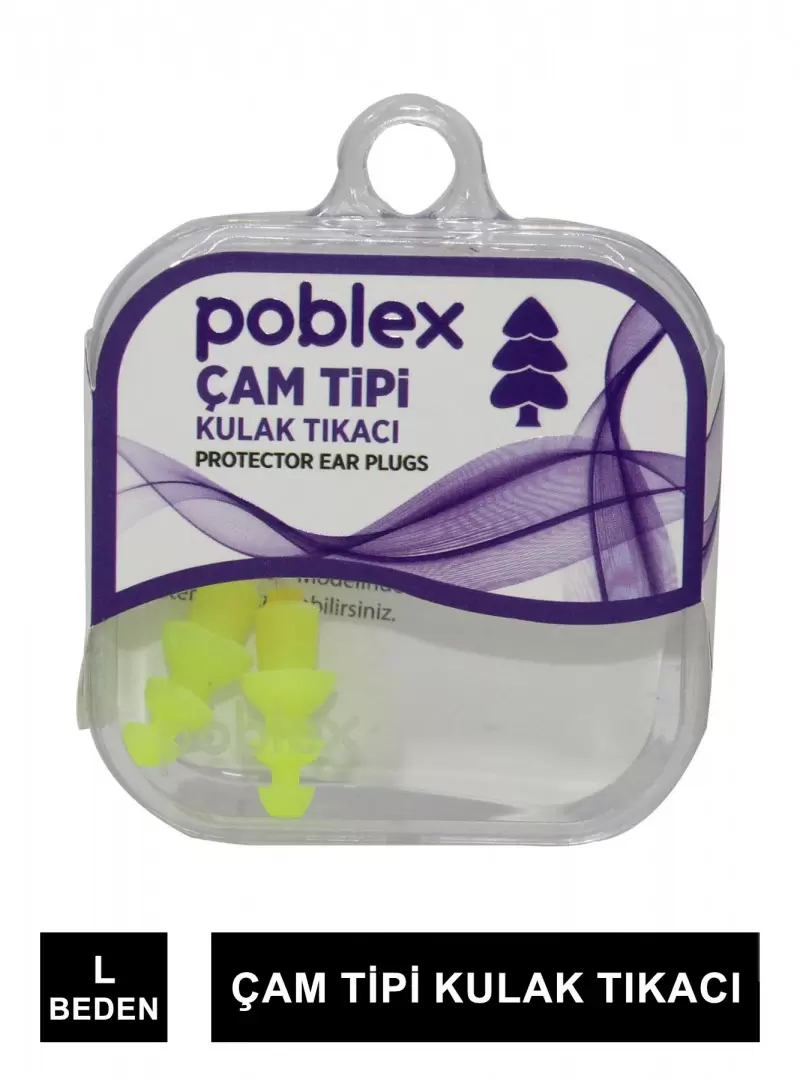 Poblex Çam Tipi Kulak Tıkacı ( L )