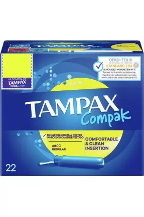 Tampax Compak Normal Tampon 22 Adet