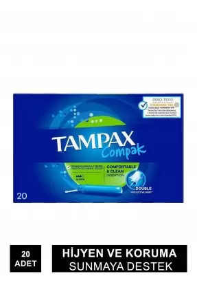 Tampax Compak Süper Tampon 20 Adet