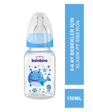 Bambino Klasik PP Biberon 0-6 Ay 150 ml - B018 -