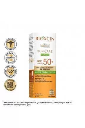 Bioxcin Sun Care Akneye Eğilimli Ciltler İçin Güneş Kremi Spf50+ 50ml