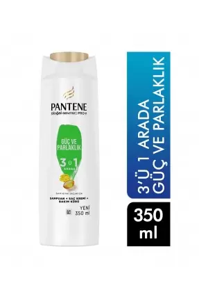 Pantene Pro-V 3ü1 Güç ve Parlaklık Şampuan 350 ml