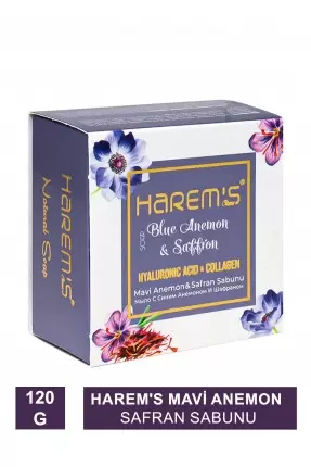 Harem's Mavi Anemon & Safran Sabunu 120g