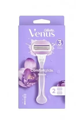 Gillette Venüs Comfortglide Breeze Tıraş Makinesi + 2 Yedek Bıçak