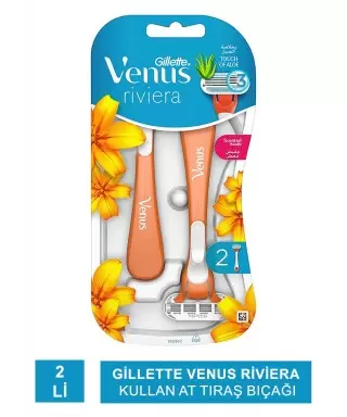 Gillette Venus Riviera Kullan At Tıraş Bıçağı 2'li