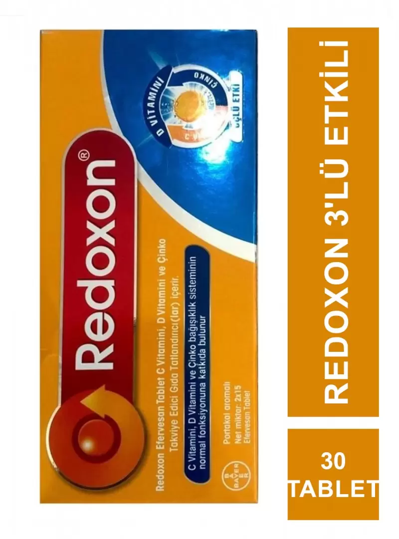 Redoxon 3'lü Etkili 30 Efervesan Tablet