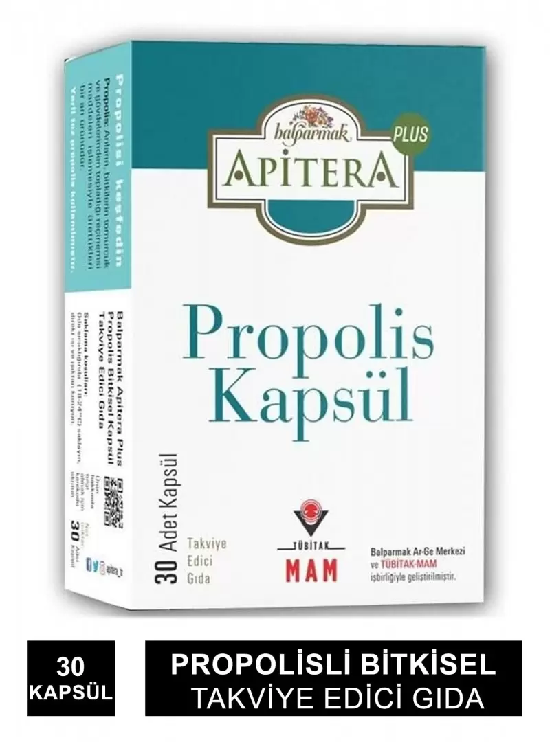 Balparmak Apitera Plus Propolis 30 Kapsül