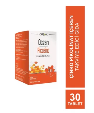 Ocean Picozinc Takviye Edici Gıda 30 Kapsül
