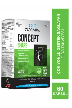 Zade Vital Concept Shape 60 Kapsül