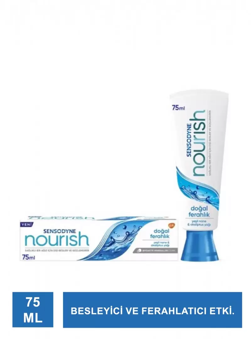 Sensodyne Nourish Doğal Ferahlık Diş Macunu 75 ml