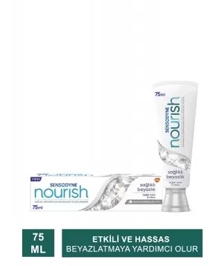 Outlet - Sensodyne Nourish Sağlıklı Beyazlık Diş Macunu 75 ml