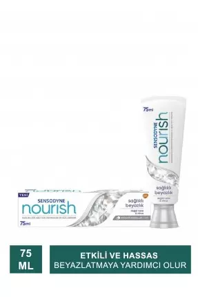 Outlet - Sensodyne Nourish Sağlıklı Beyazlık Diş Macunu 75 ml