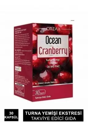 Ocean Cranberry Turna Yemişi Ekstresi 36 mg Pac 30 Tablet (S.K.T 02-2026)